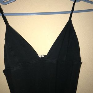 Black bralette type bodysuit